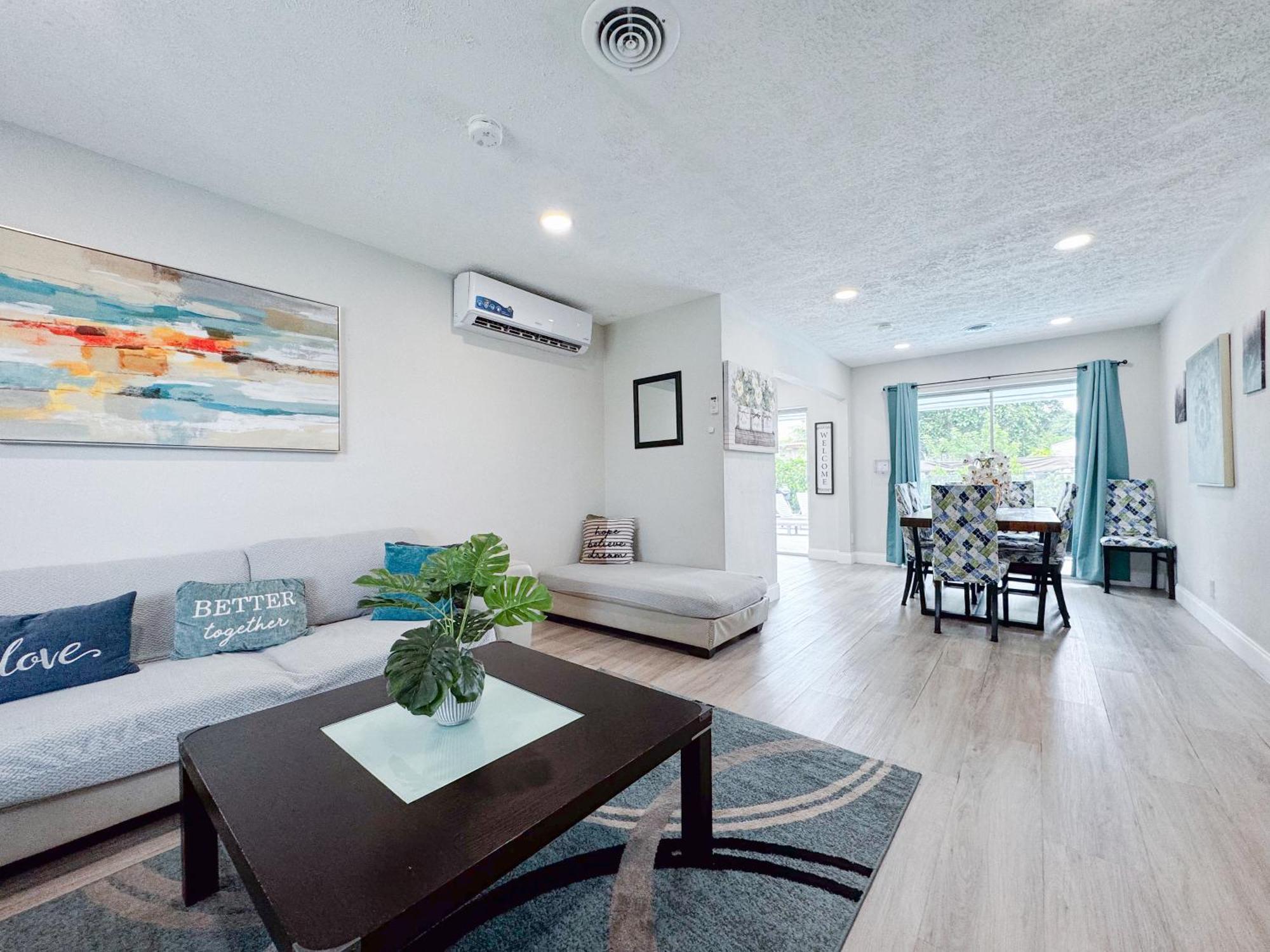 Tropical Villa Pool Courtyard & Garden View Fort Lauderdale Exterior foto
